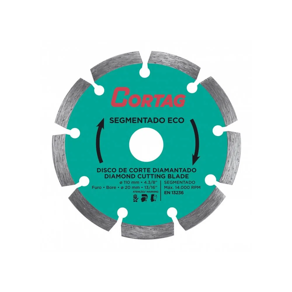 CORTAG DISCO DE CORTE DIAMANTADO SEGMENTADO ECO